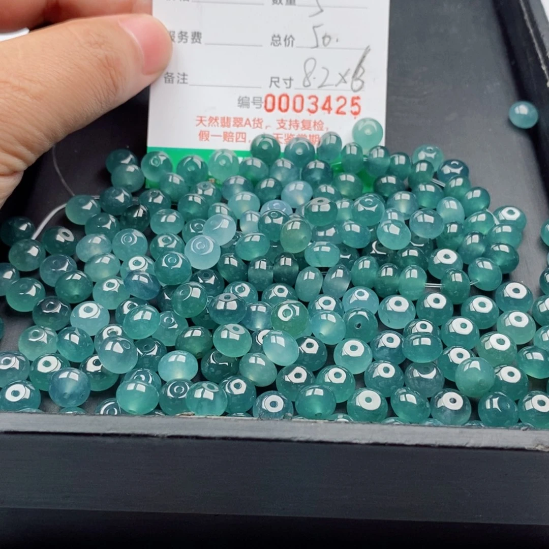 翡翠未镶嵌手链多样性发自选