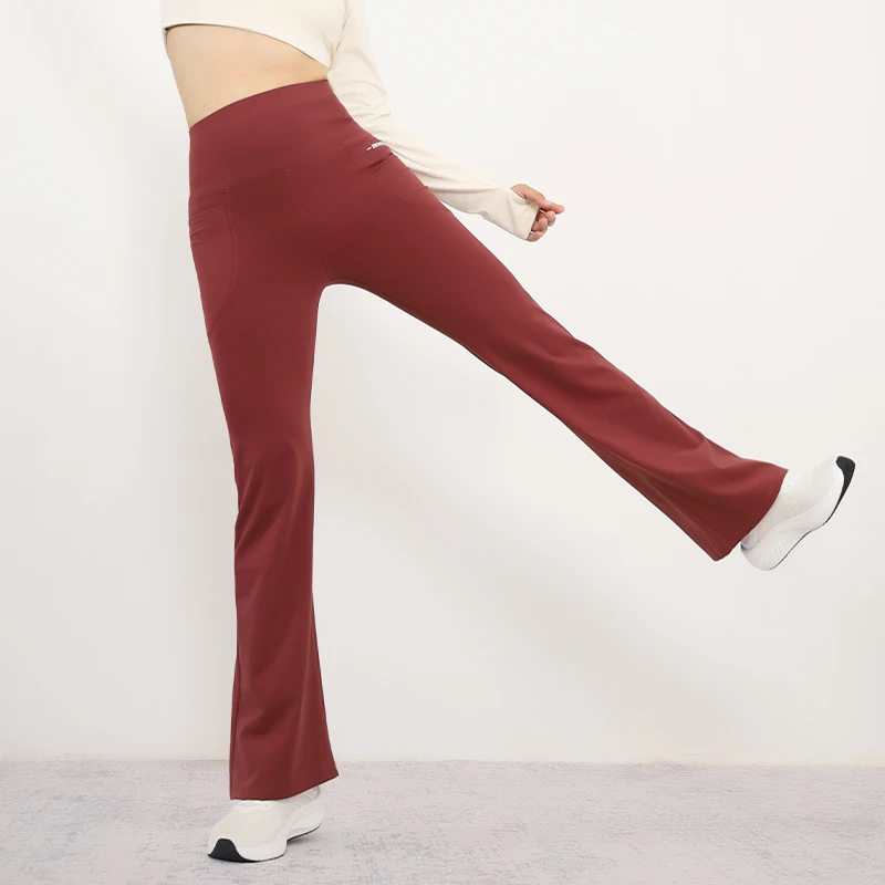 长裤速干裤修身透气夏季透气瑜伽裤薄款跑步高腰轻薄多口袋女