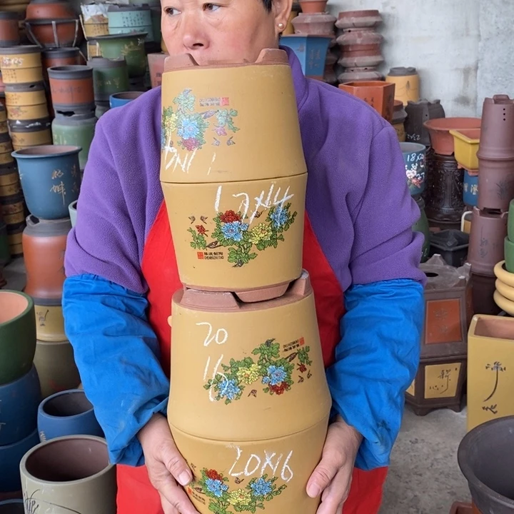 紫砂花盆紫砂花盆