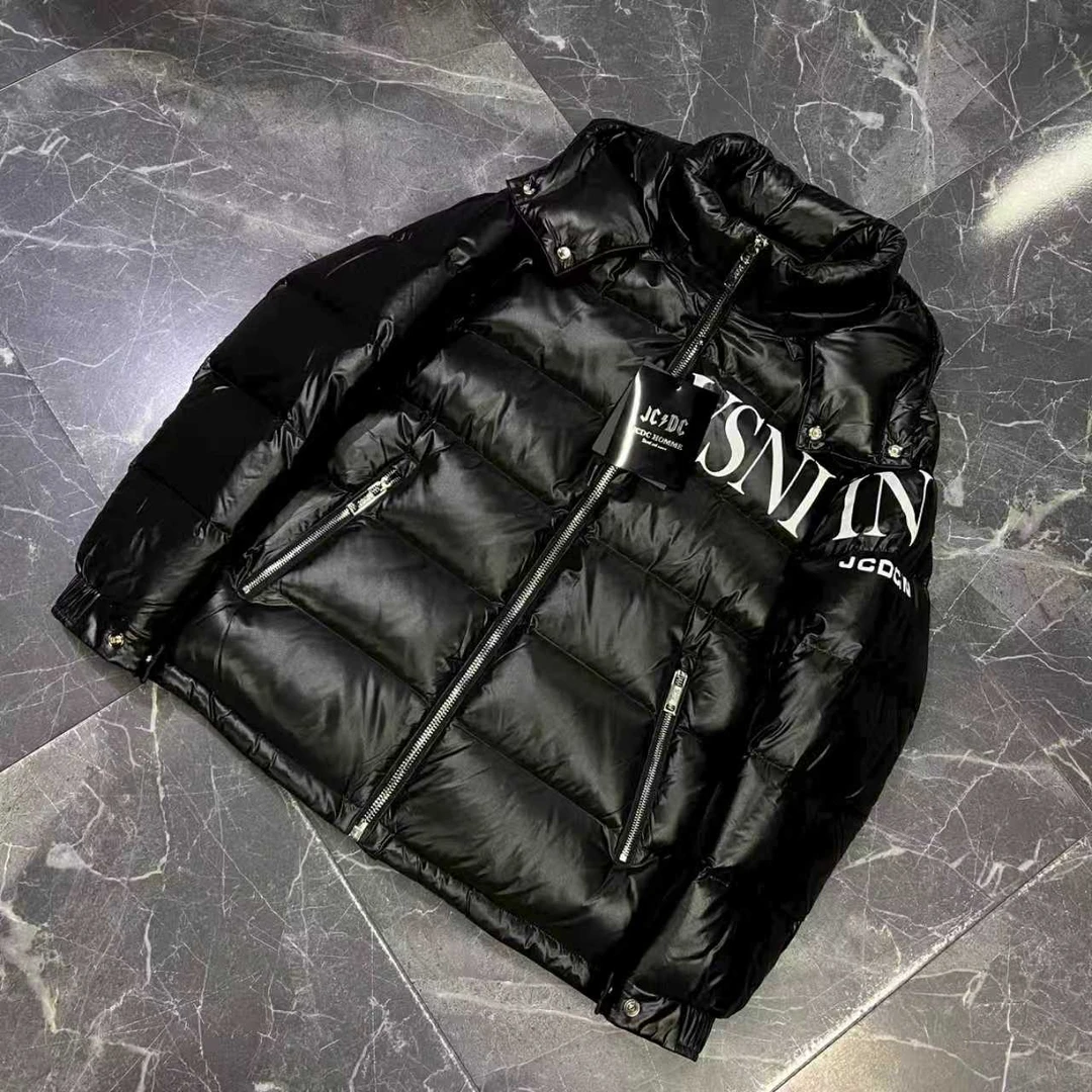 欧品男士秋冬新款个性潮流外套时尚高端潮流加厚保暖男外套 8777