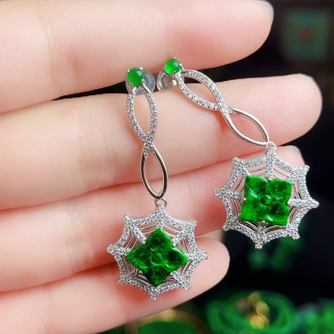 颈饰银S925镶嵌翡翠多样性