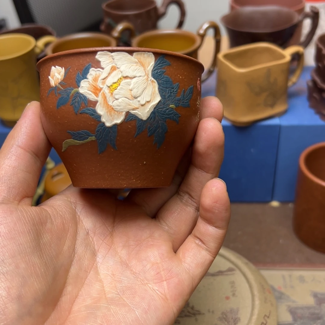 紫砂茶杯140cc紫砂主人杯