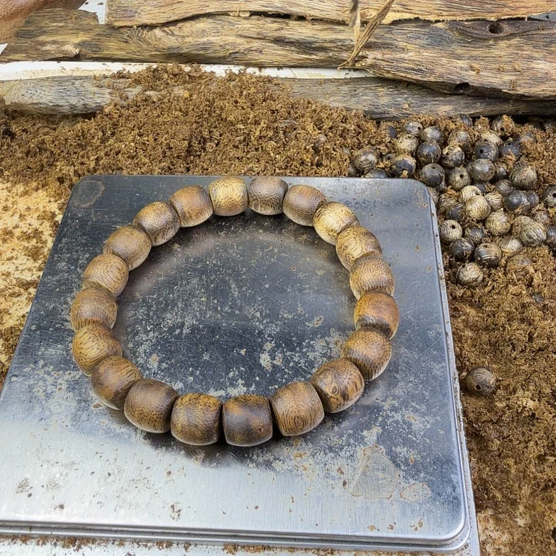 棒***糖沉香奇楠沉香碎屑1.0老型珠单圈8克➕