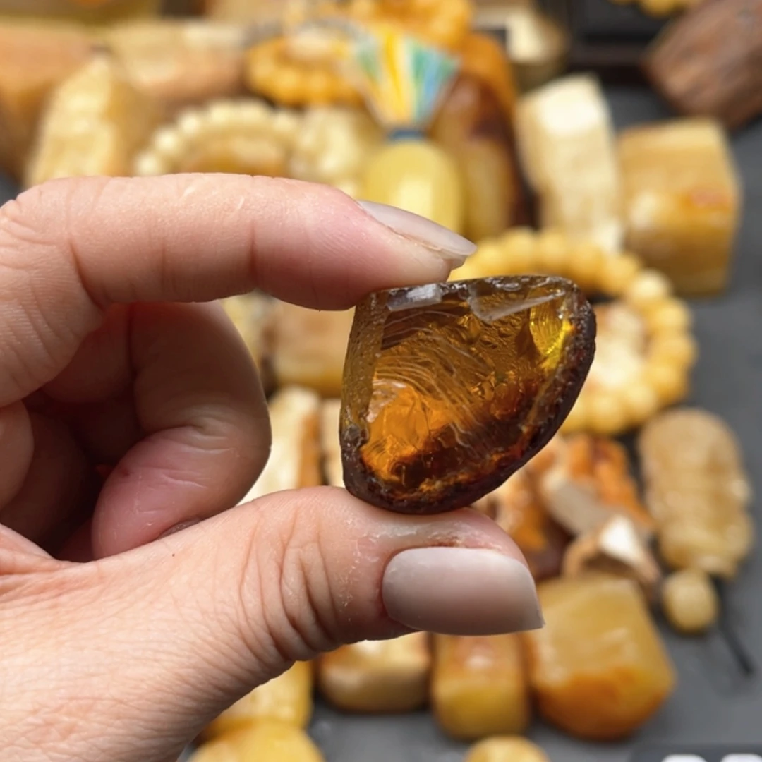 【闪购商品】未镶嵌定制琥珀天然琥珀蜜蜡原石定制