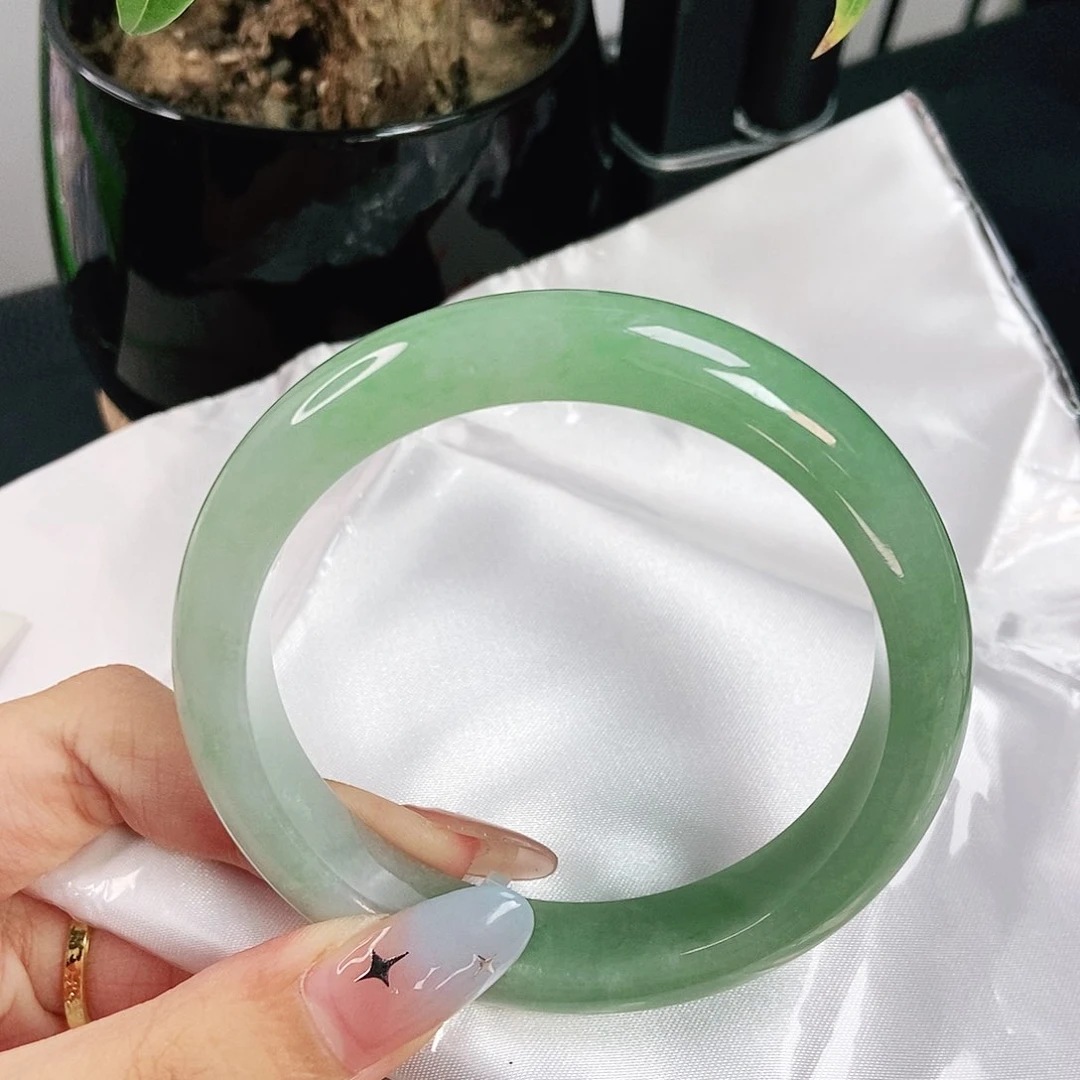未镶嵌手镯翡翠正圈59