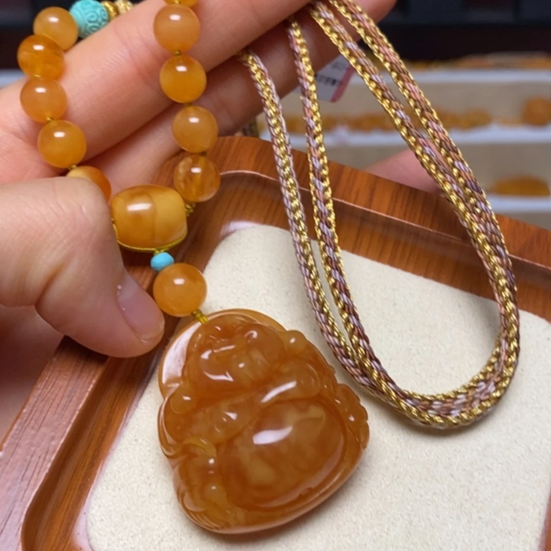 【闪购商品】未镶嵌颈饰蜜蜡项链