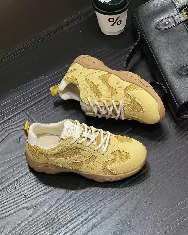 NFM女驸马新款时尚百搭超软底黄色休闲鞋1011