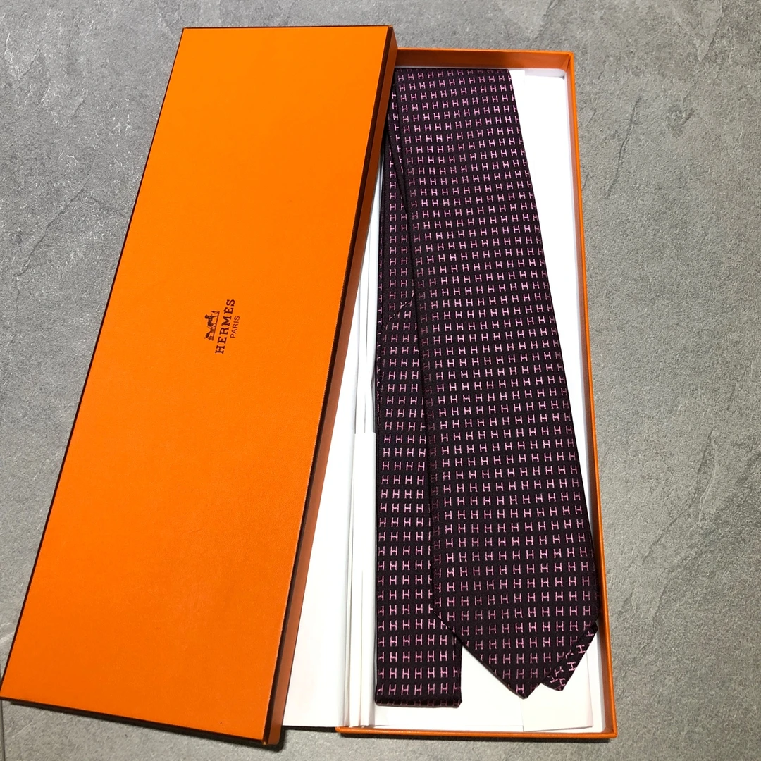 99新 Hermes/爱马仕 领带 成色看直播GSH2134