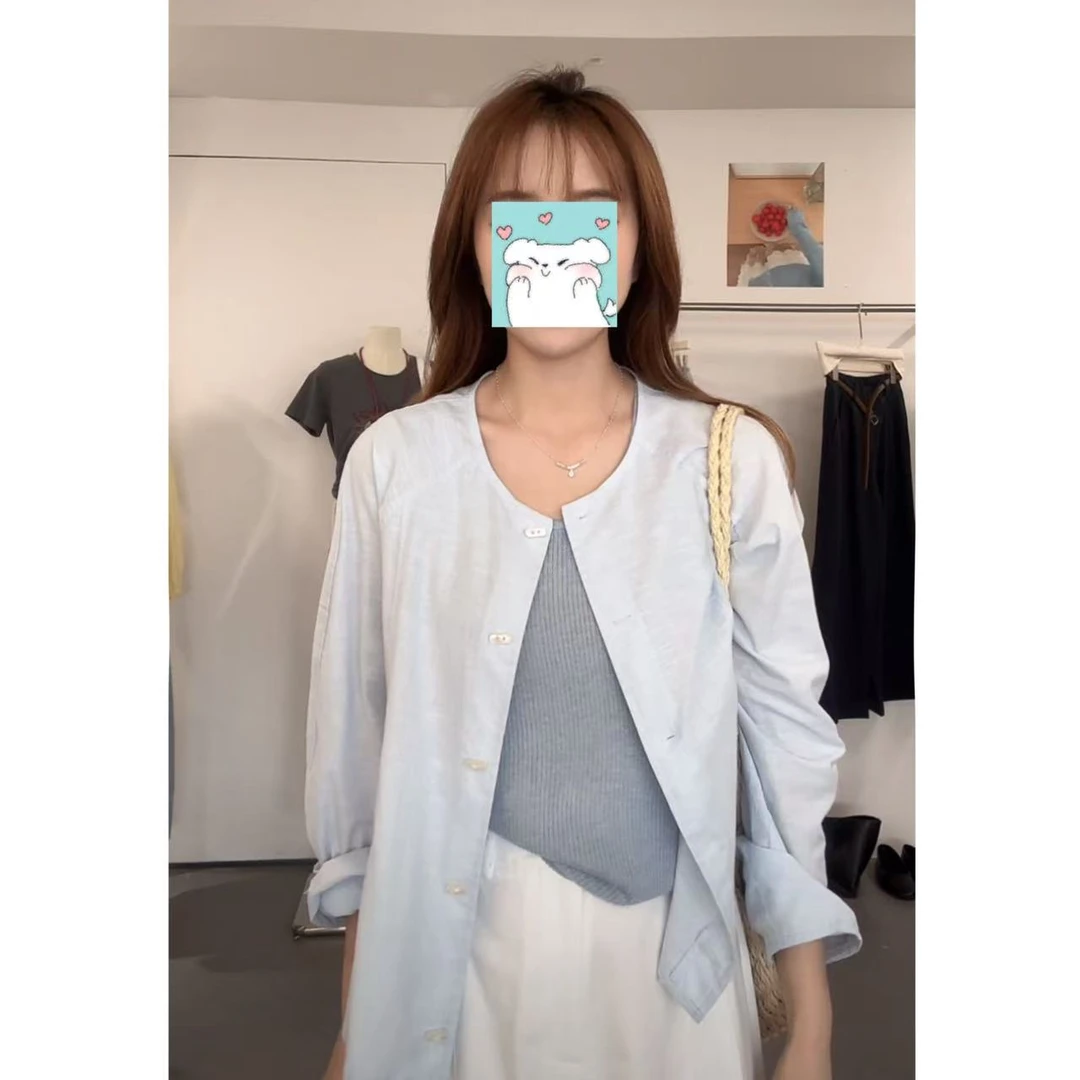 【NO退NO换】韩系百搭背心+排扣外套（配包包）92735