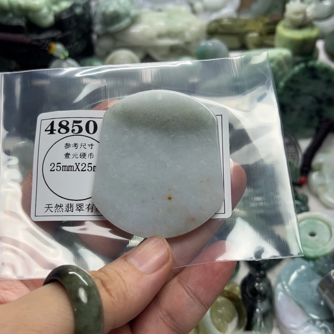 翡翠未镶嵌颈饰4850