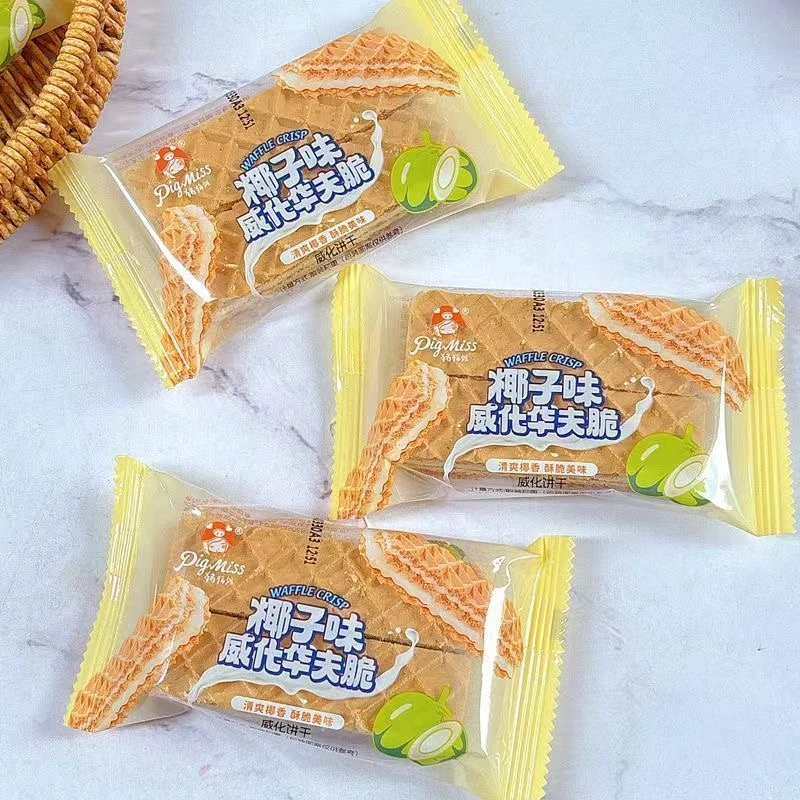 椰子味威化华夫脆【13个】2.99元