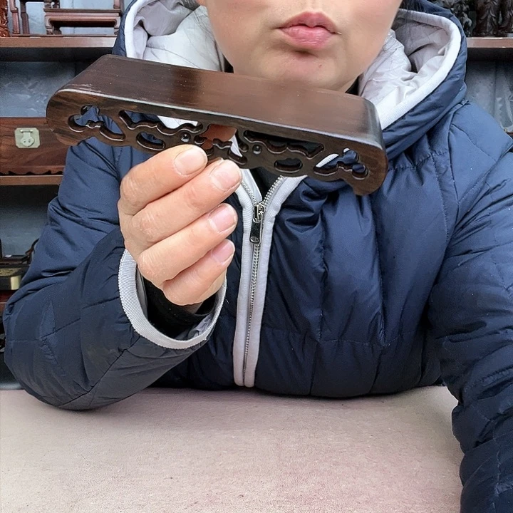 乌木类端景台小李子红木工艺品1219