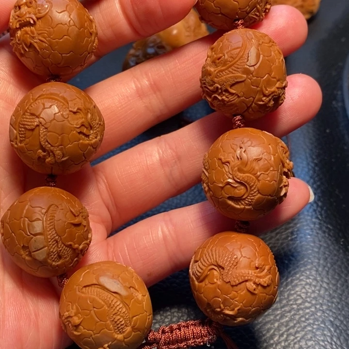 橄榄核手串/手链游****龙手串