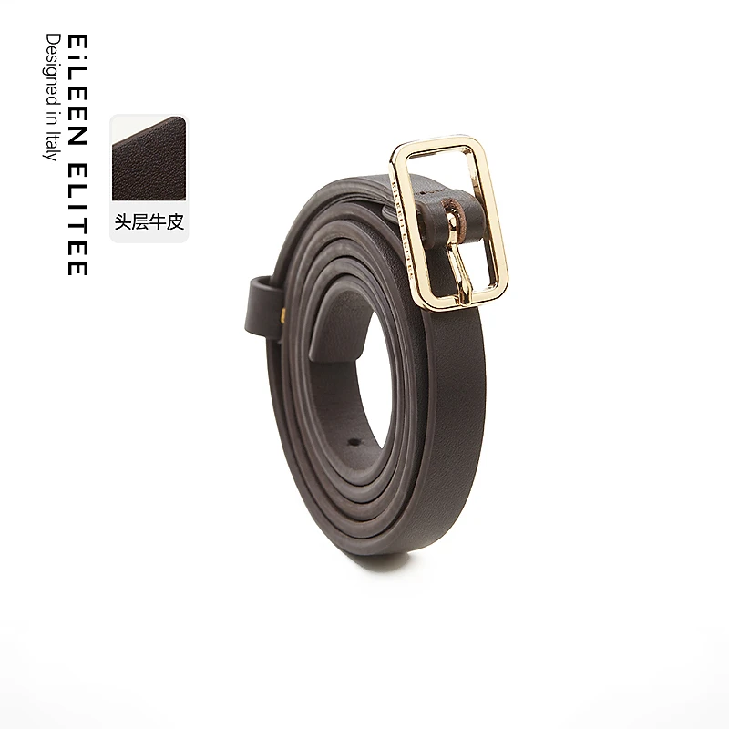 朗姿欧洲EiLEEN ELITEE2025年夏季黑色腰带时尚气质通气质欧若风