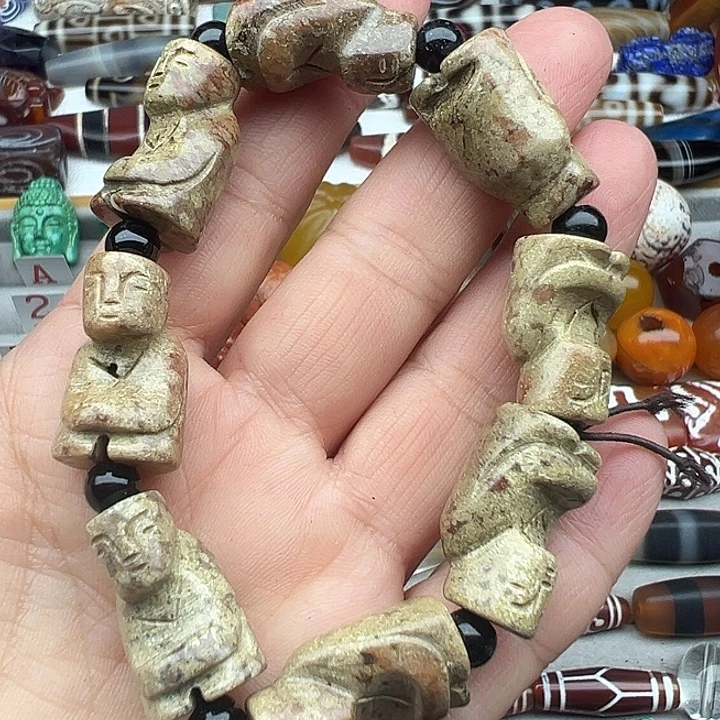 玛瑙/玉髓合金颈饰