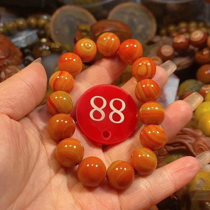 玛瑙/玉髓手链未镶嵌新****播