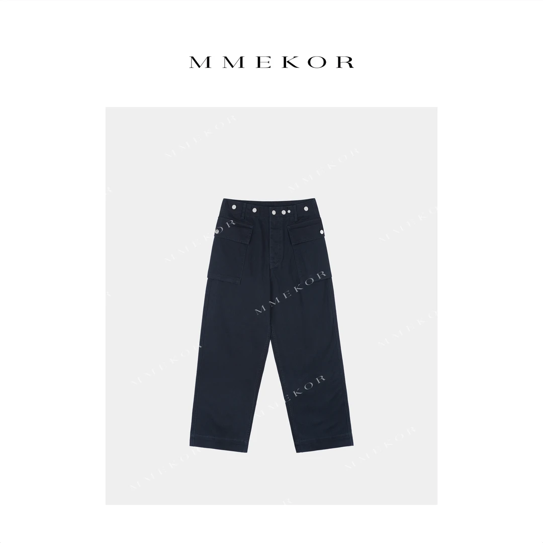 MMEKOR  “赛博裤” 2025新款秋款智性通勤时髦百搭牛仔裤 79962