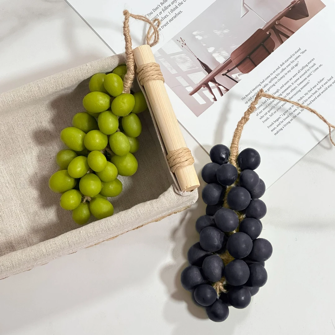 阳光青提仿真葡萄串手工皂旅游必备摆件巨峰香薰肥皂