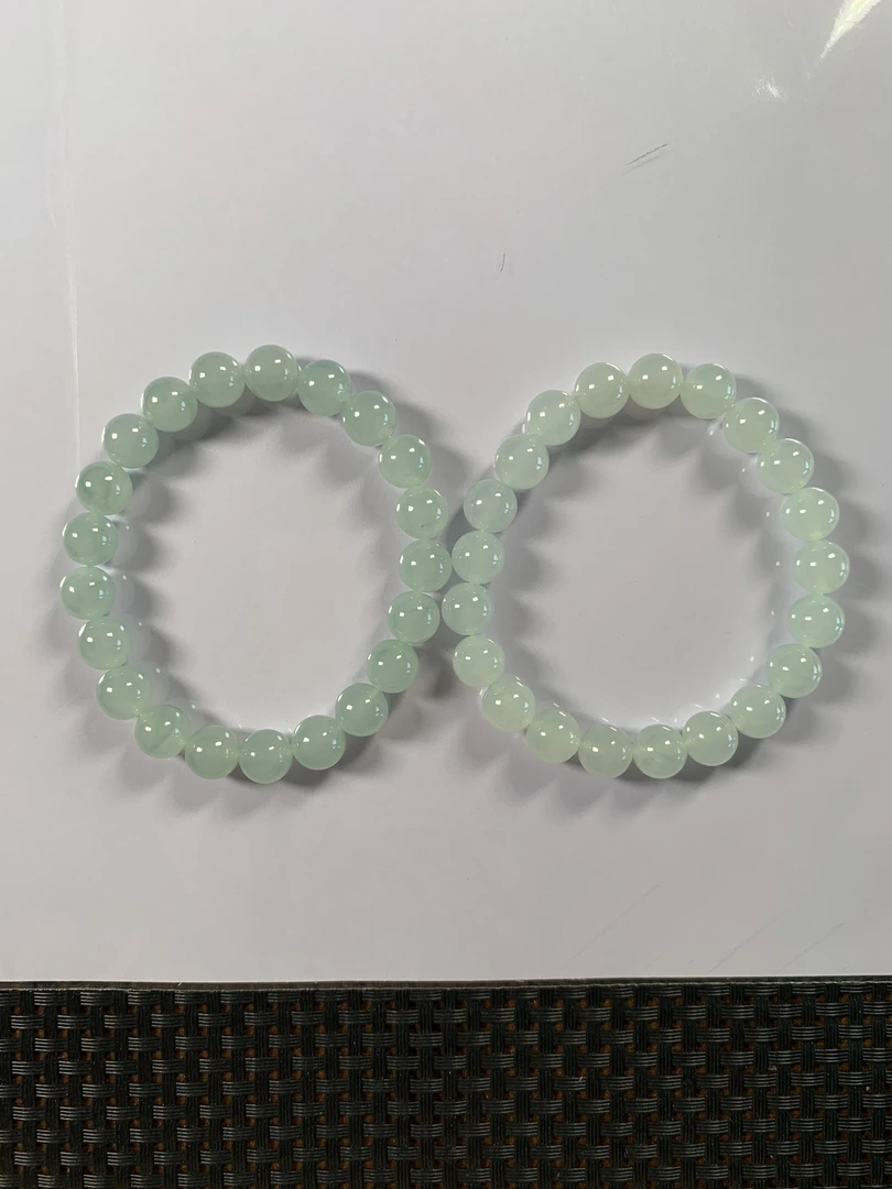 天然缅甸翡翠A货浅绿手串多样性发货，发一件1 656