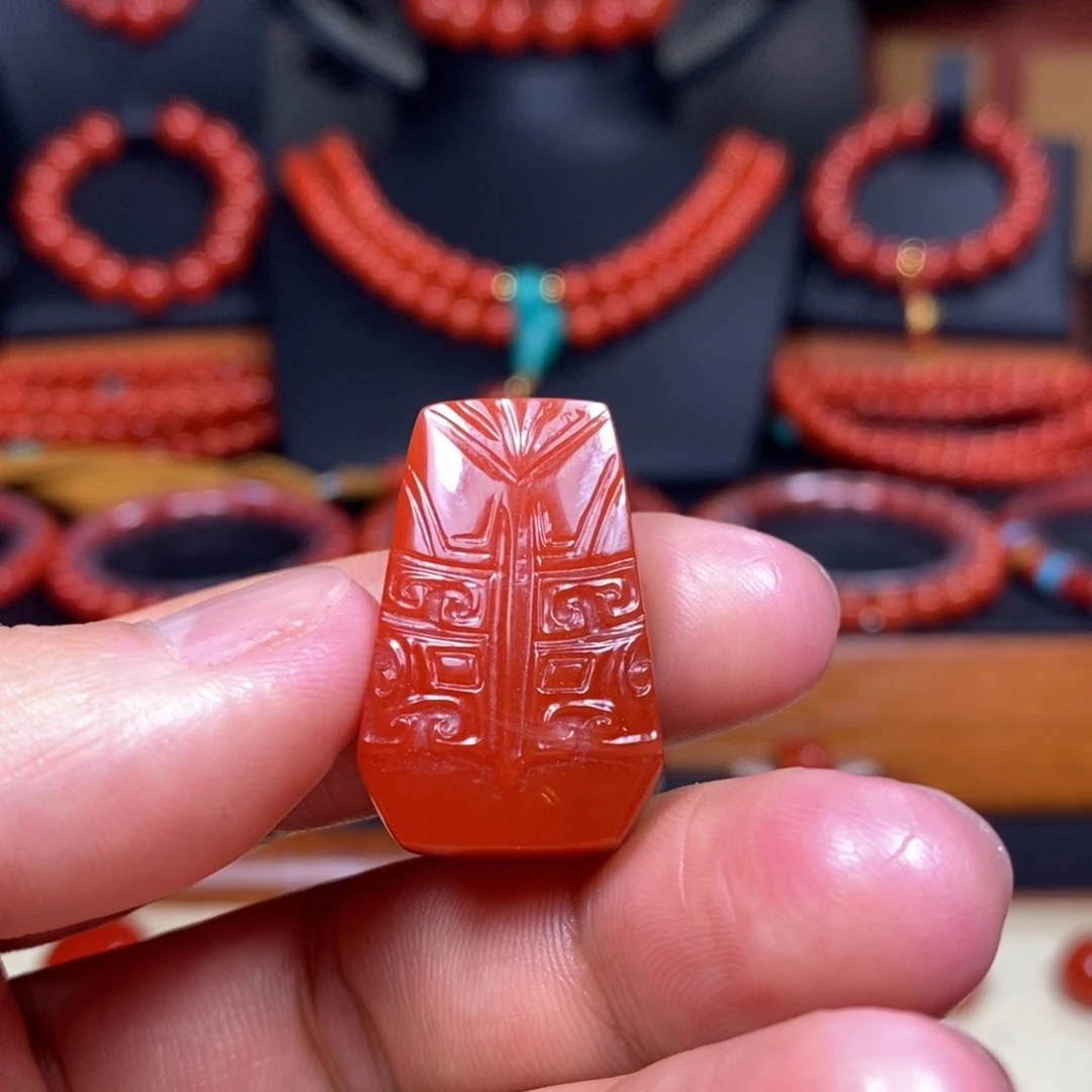 【闪购商品】南红玛瑙吊坠(不含链)未镶嵌