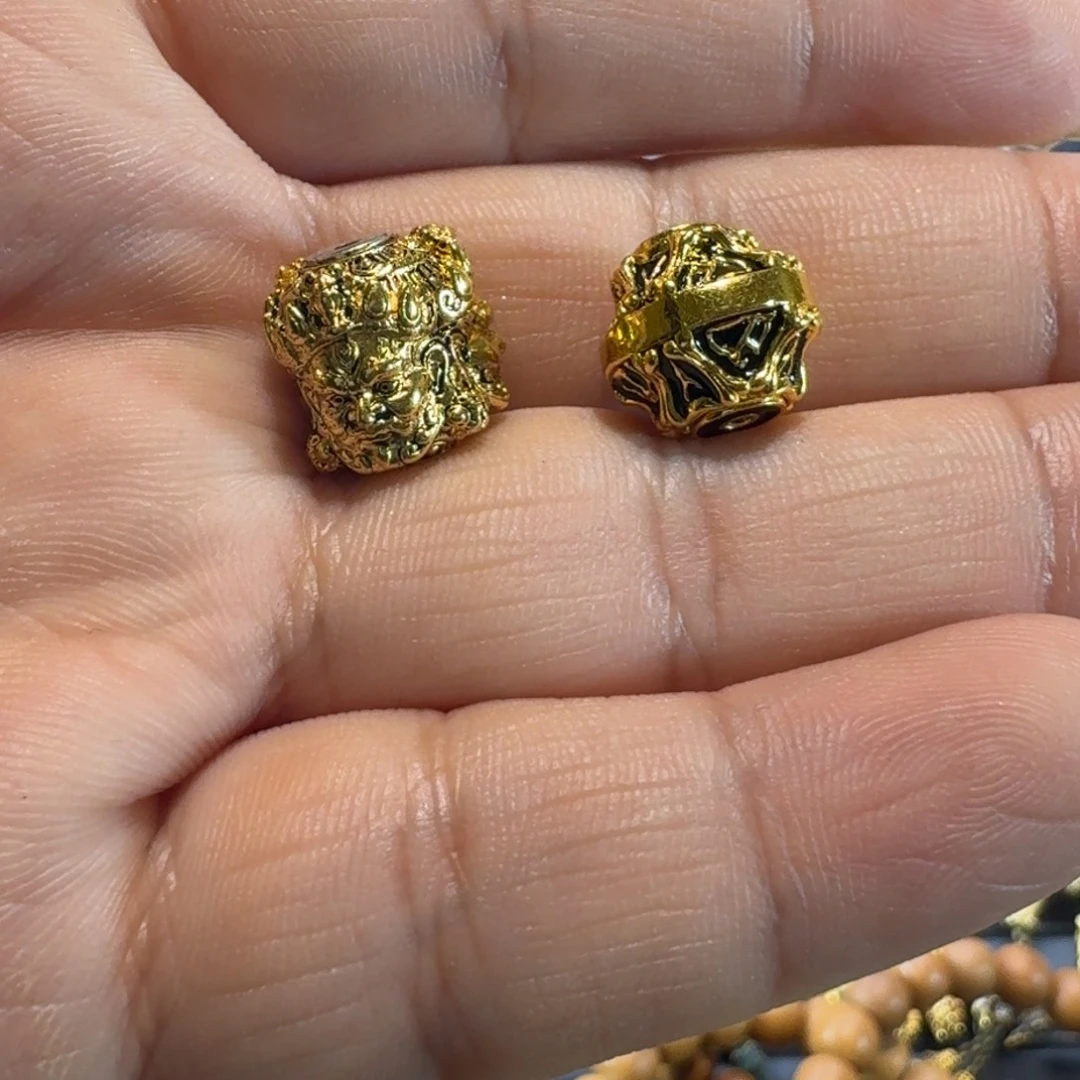 H***n银S925黑金旋转加三面黄财