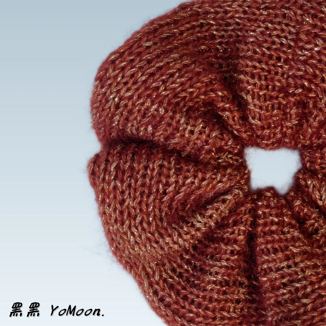 特色编织纱线大肠发圈高马尾丸子头秋冬氛围感休闲甜美百搭高弹力