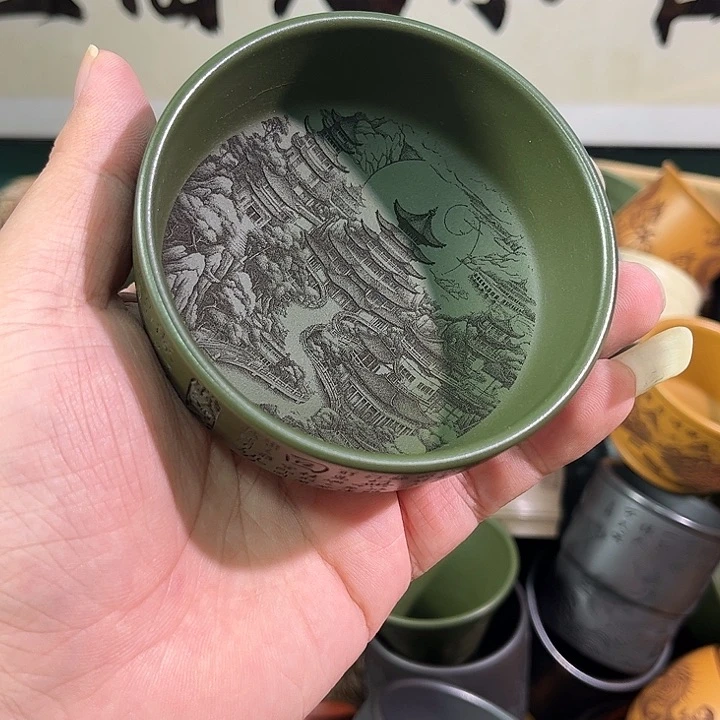 茶杯紫砂全手工紫砂主人杯