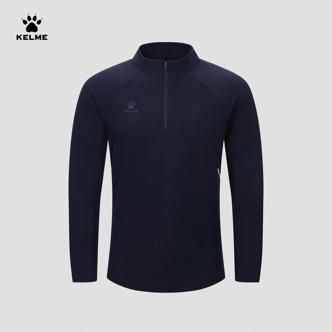 【秋冬新品】卡尔美精选运动足球训练套头衫卫衣休闲弹力圆领男款