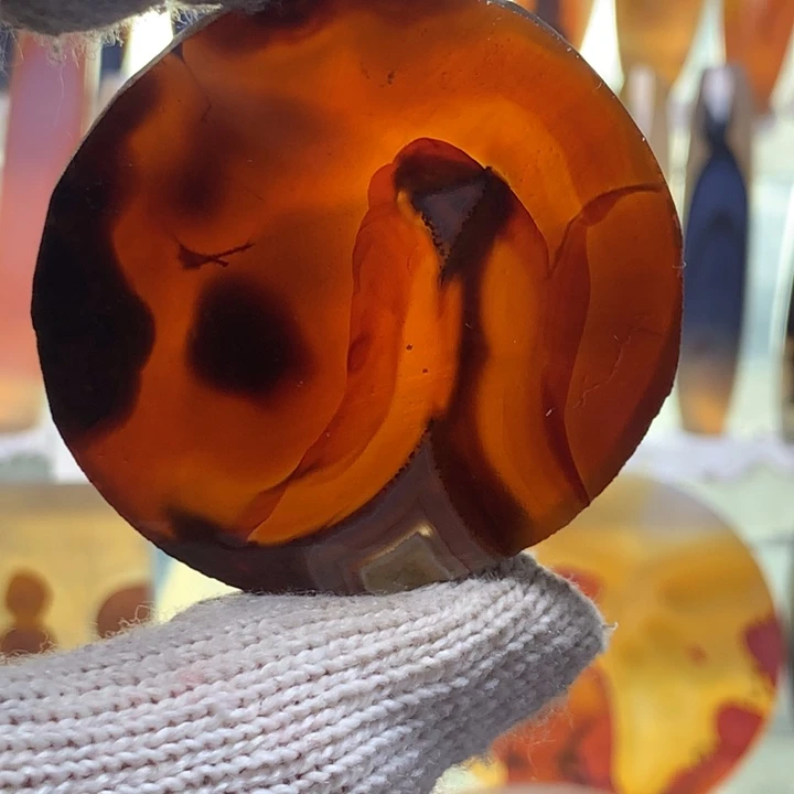 合金玛瑙/玉髓珠宝半成品179