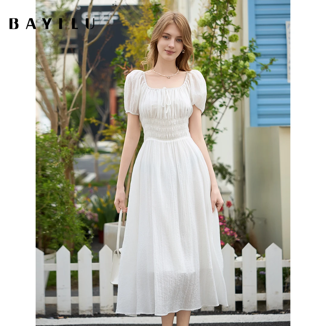 【诗语粉丝专享】芭依璐女装夏季新款时尚连衣裙95L7011Z