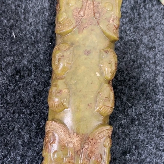 白玉菩提吊坠摆件