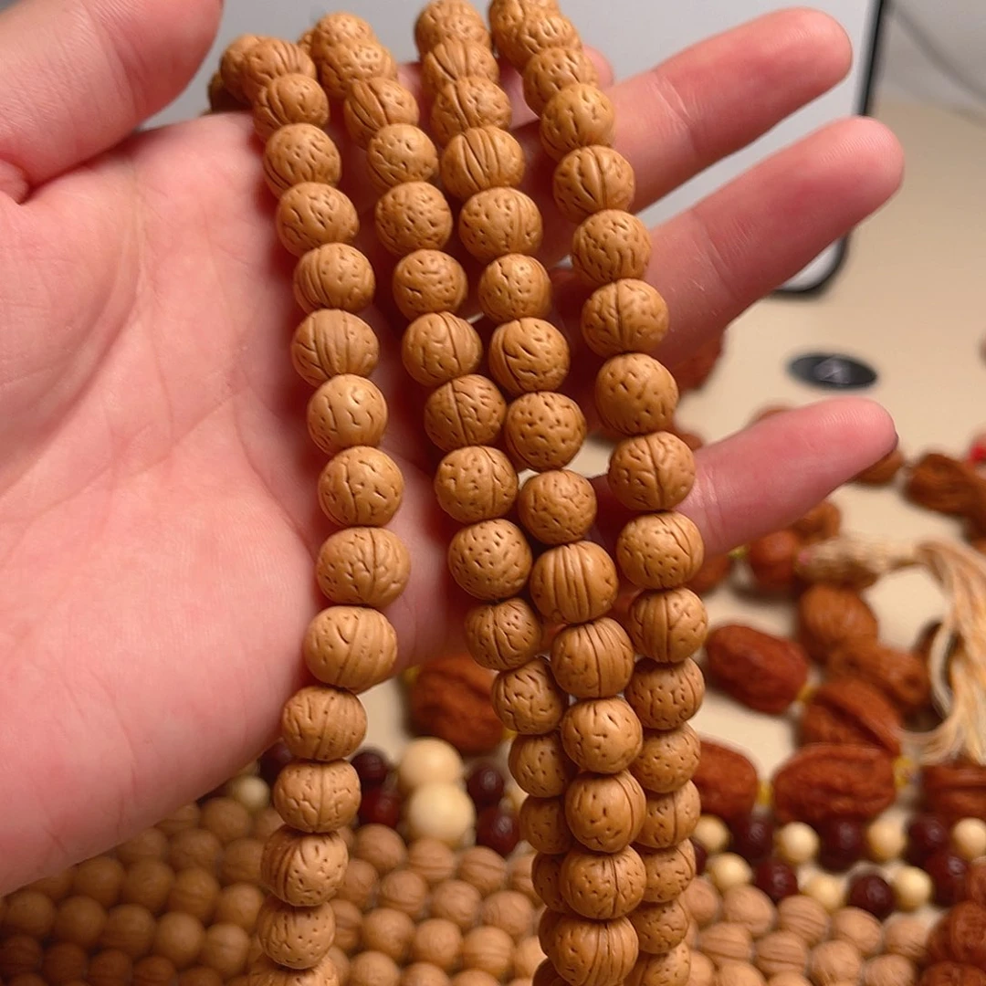 文玩核桃手串虎**屋桃核