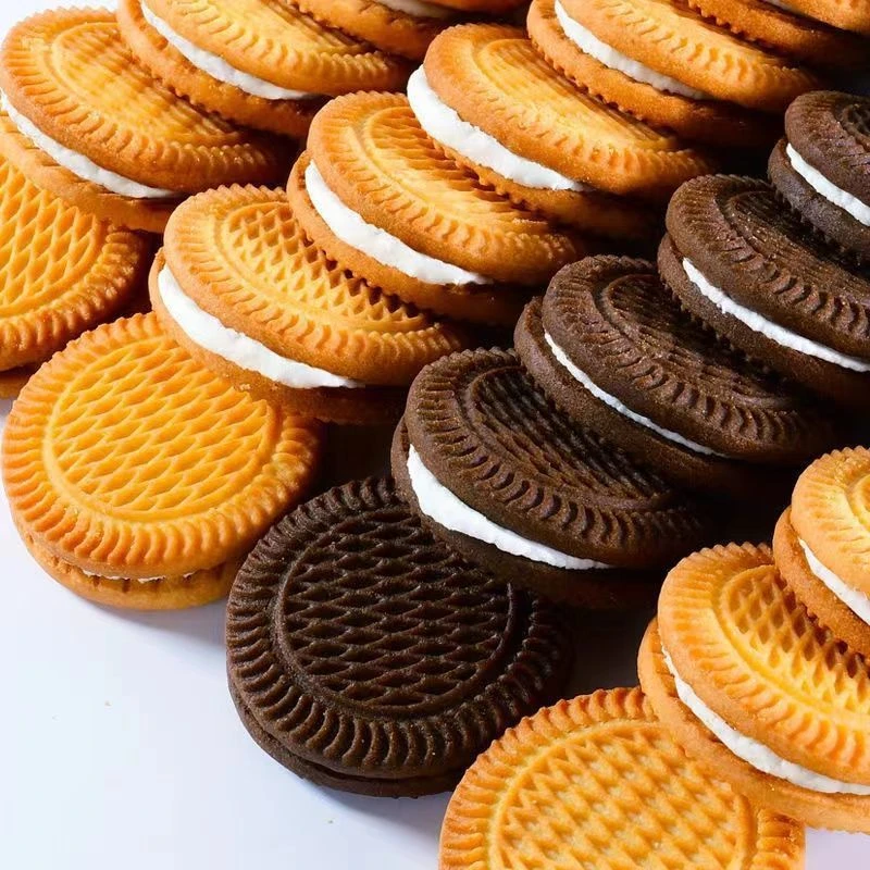 1+1夹心饼干巧克力老式怀旧点心8090后童年回忆零食朱古力味