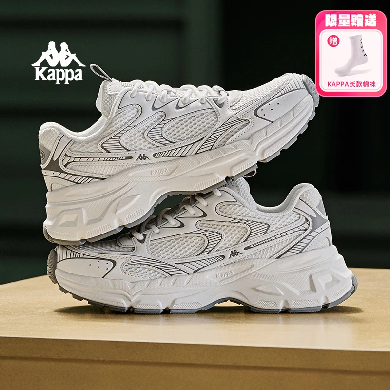 Kappa/卡帕【氢轨】老爹鞋秋季新款鞋子男款轻便百搭运动鞋女鞋14CJ