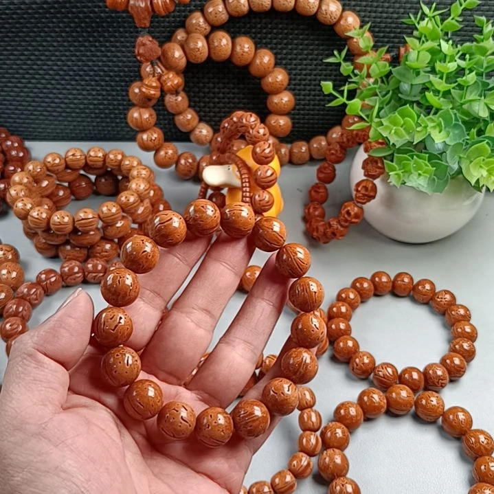 手串桃核铁籽黄桃14