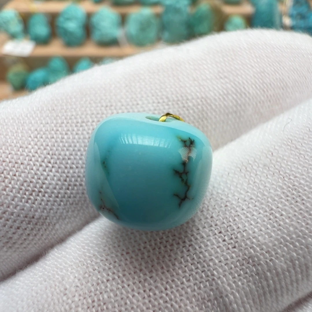 绿松石未镶嵌配饰10.7*8.6