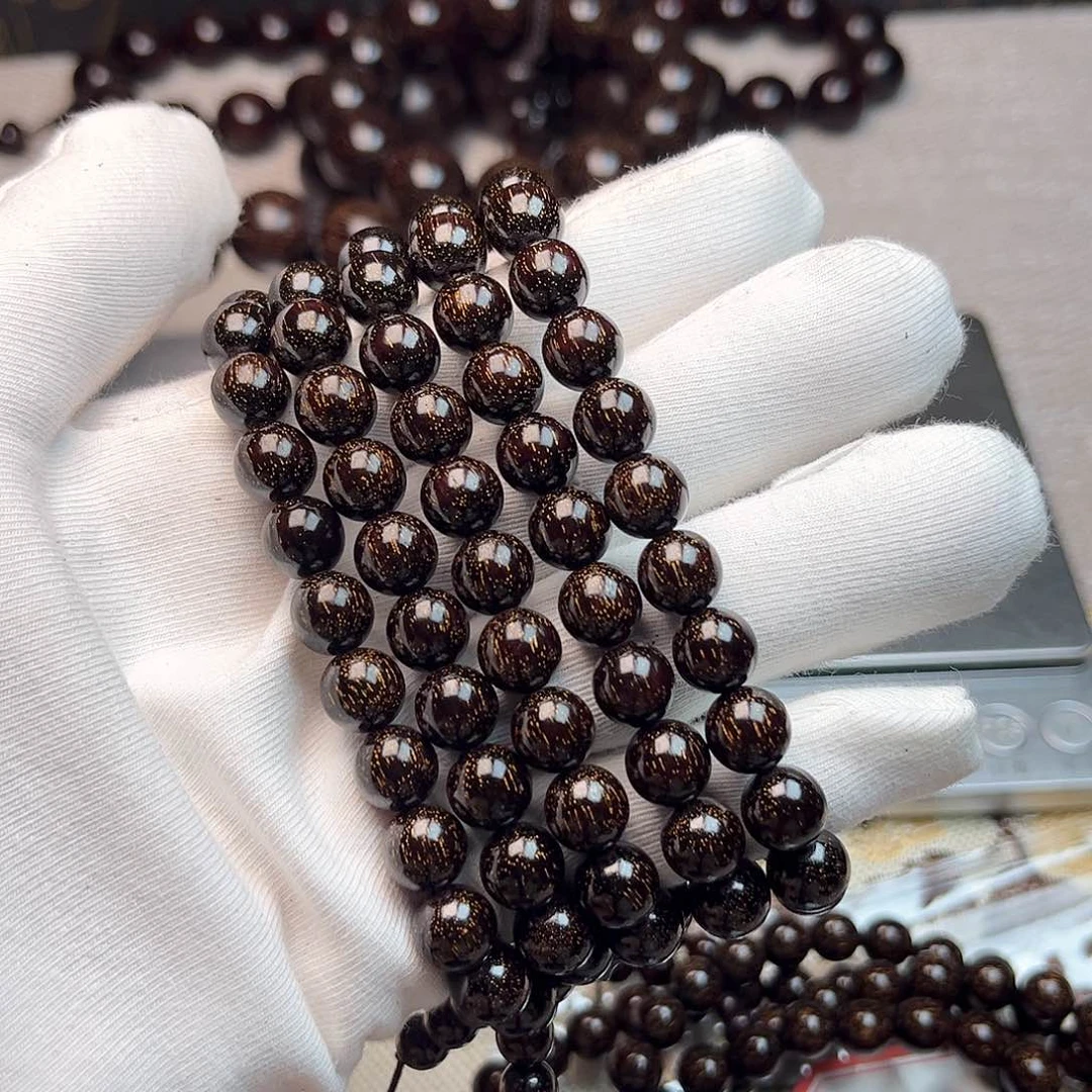 檀香紫檀（小叶紫檀）0.8 108颗 爆星