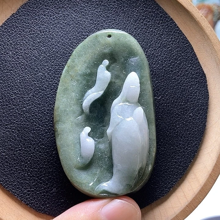 翡翠挂件未镶嵌翡翠a货