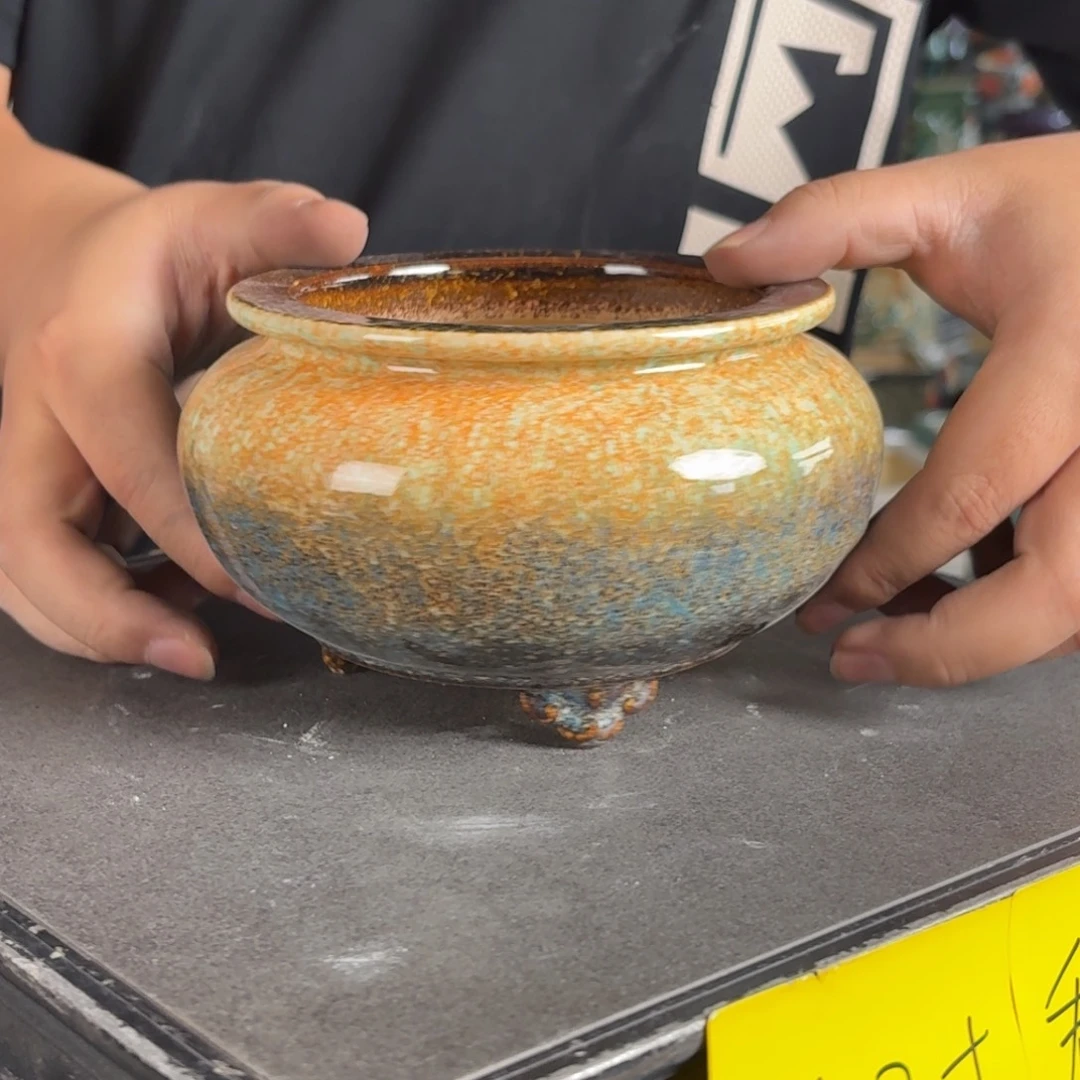 。一风堂石湾花盆 内10*7