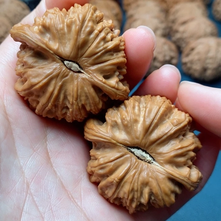 文玩核桃把件壹**三45白狮子