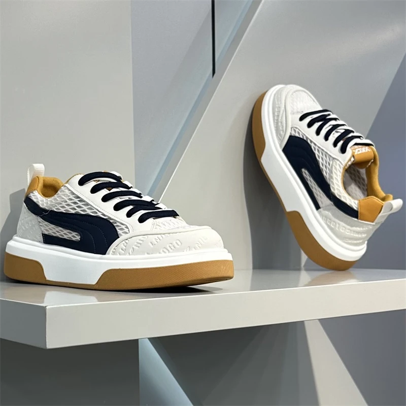 DMXUXM巴黎『设计风』新品好物~力荐！潮流厚底增高耐磨透气休闲板鞋