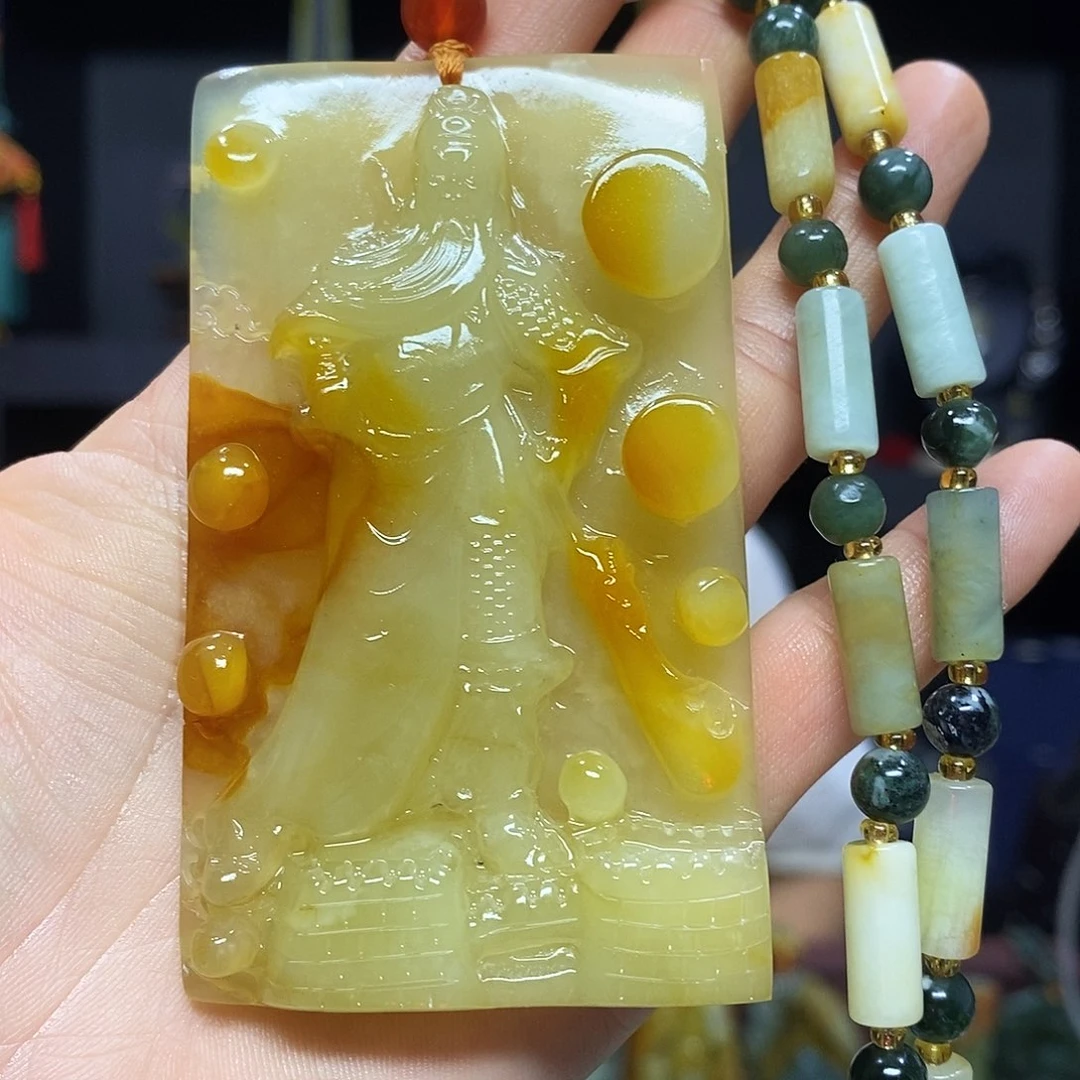 未镶嵌岫玉挂件吊坠手把件