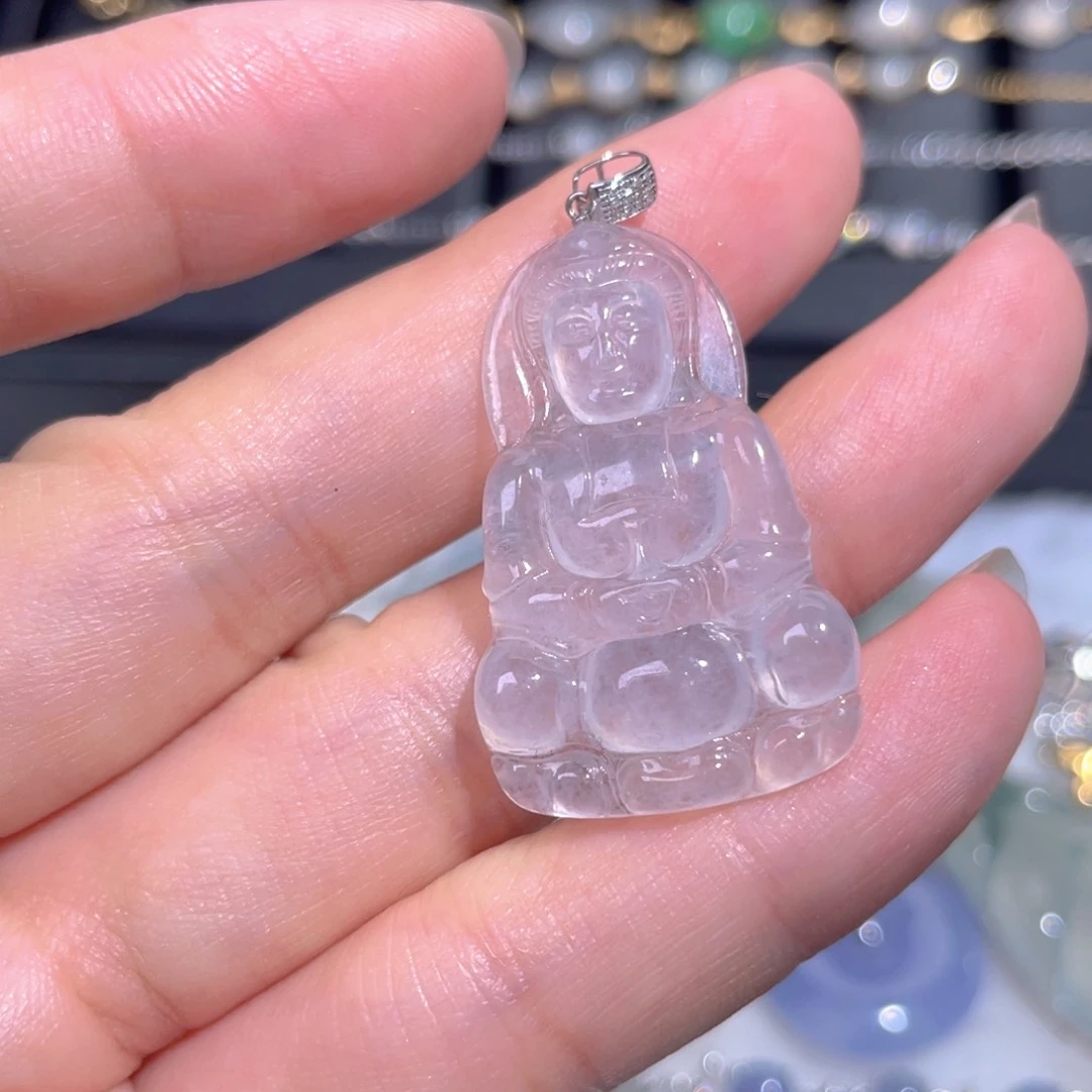 翡翠18K金镶嵌颈饰翡翠