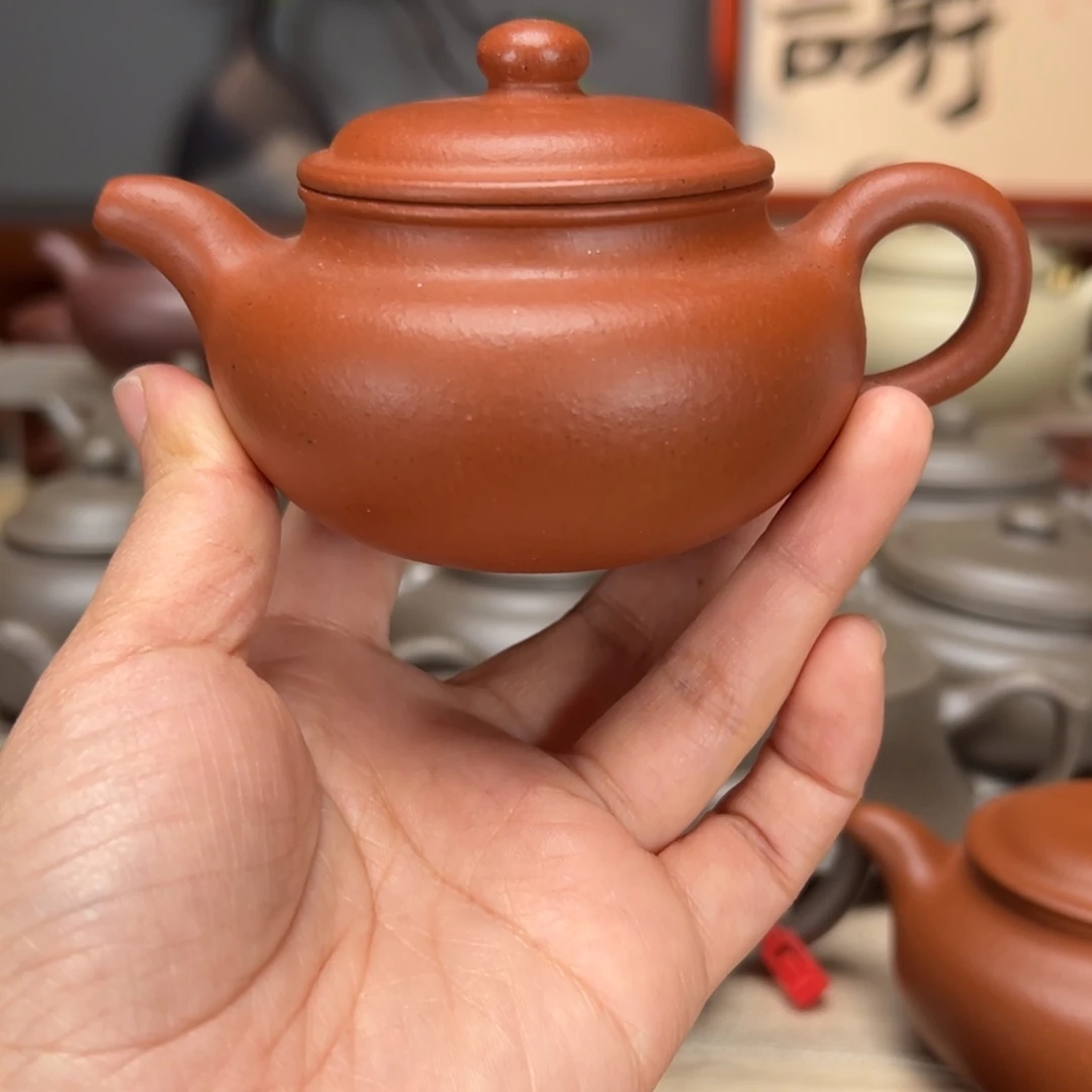 紫砂茶壶久**水朱泥的的140