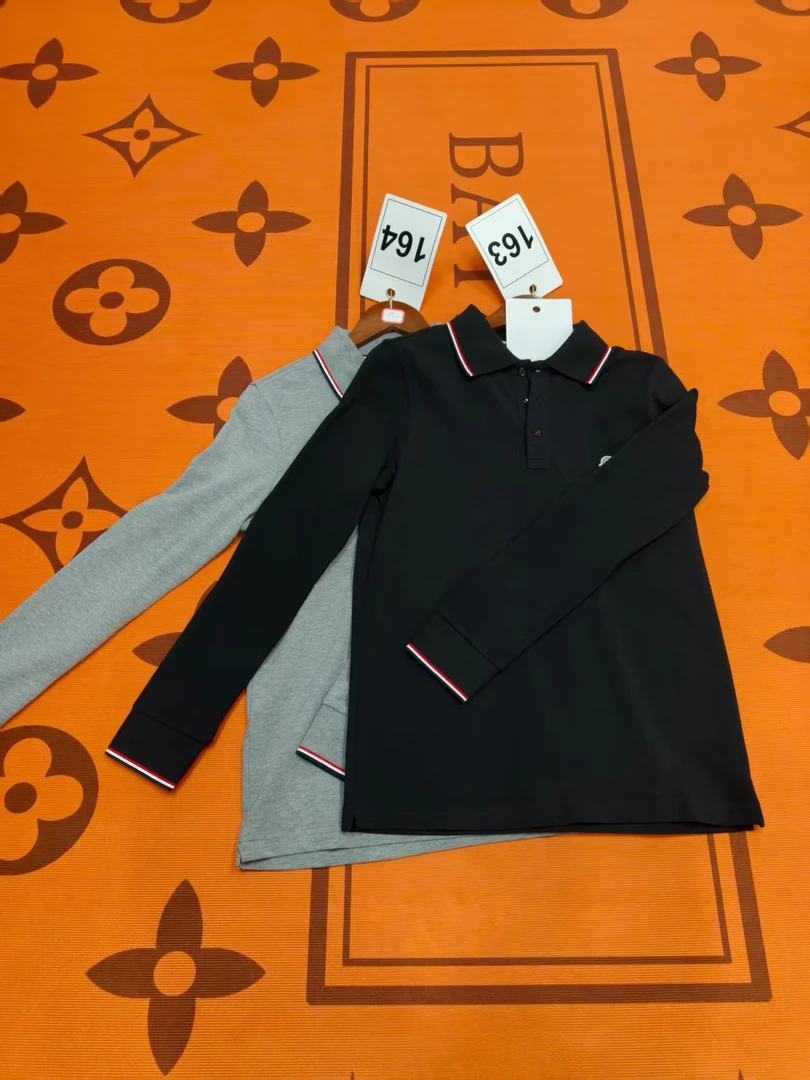 常规款长袖秋季Polo衫男士简约秋冬商务