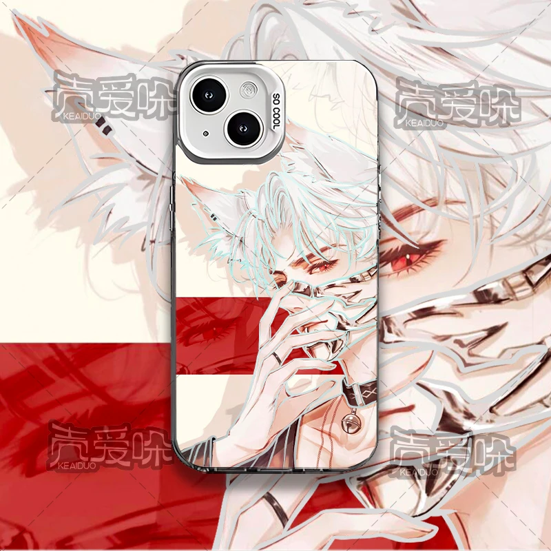 恋与深空秦彻适用OPPOreno13苹果17vivo小米华为nova14手机防摔壳