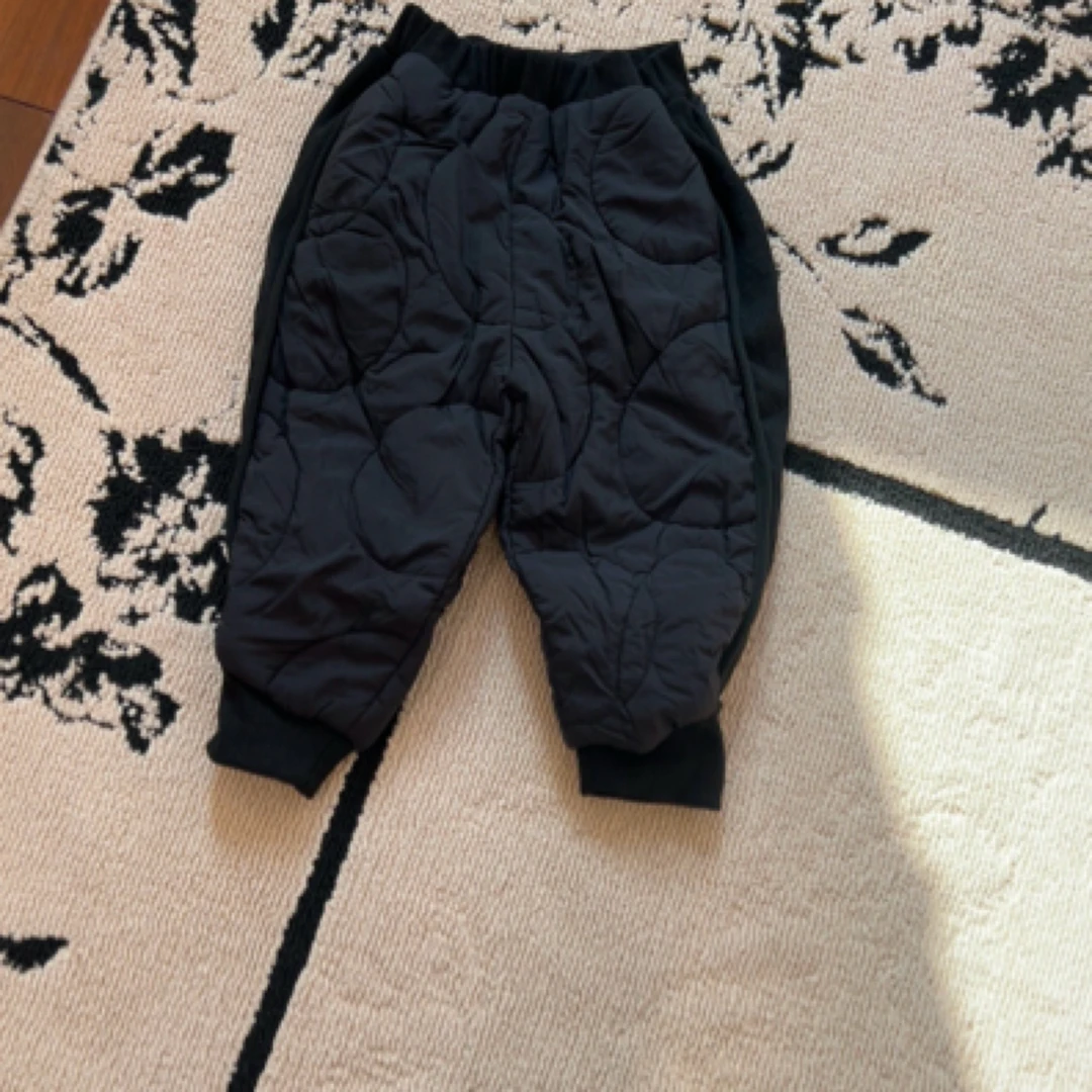 【编号P366】141380563-01-儿童休闲棉裤黑色-BBBR