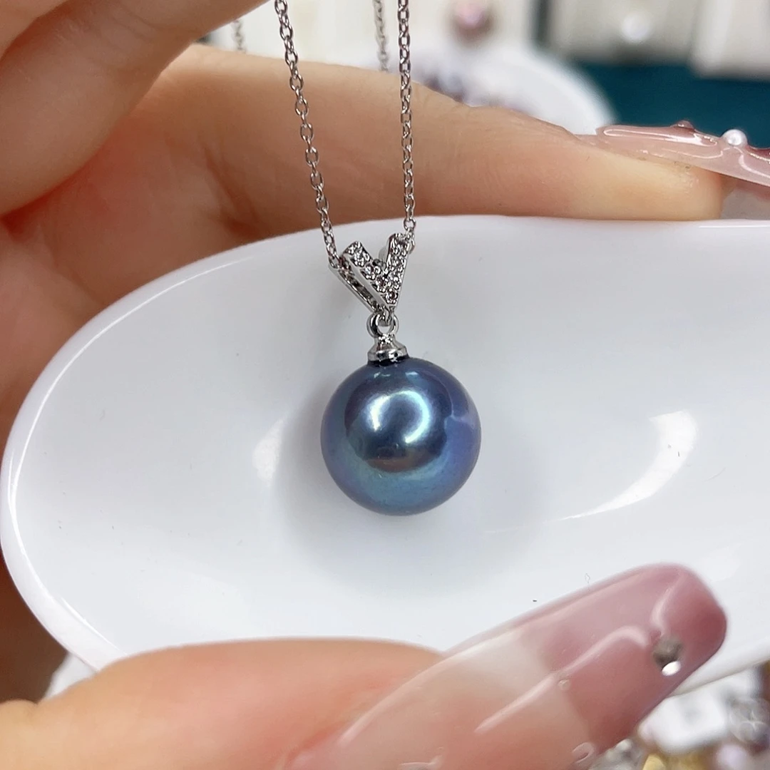淡水珍珠未镶嵌吊坠(赠链)
