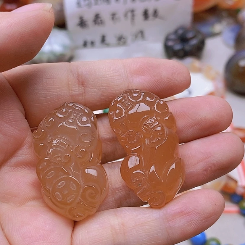 【闪购商品】未镶嵌玛瑙/玉髓珠宝半成品忆*南