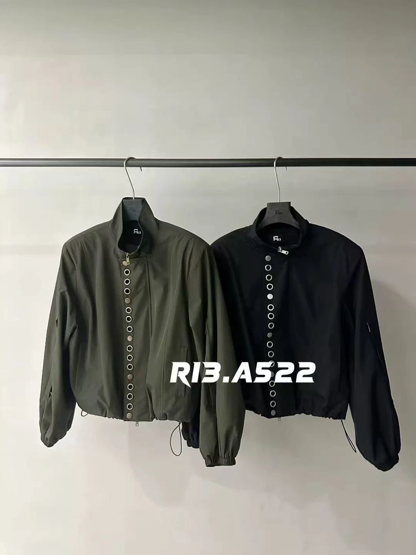 R13正品早秋新款 很有设计感的宽松夹克外套女